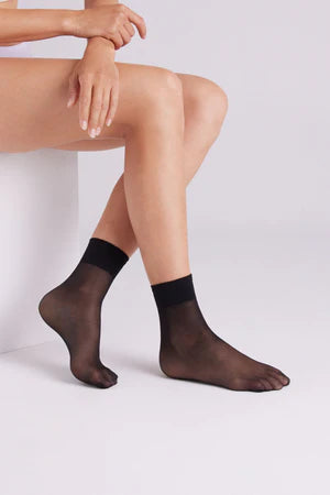 18120 Pack 2 medias tobillera 15 denier beige | Ysabel Mora